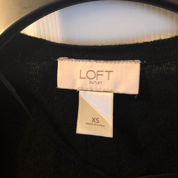 Ann Taylor Loft Outlet Black Cardigan - Picture 3 of 3